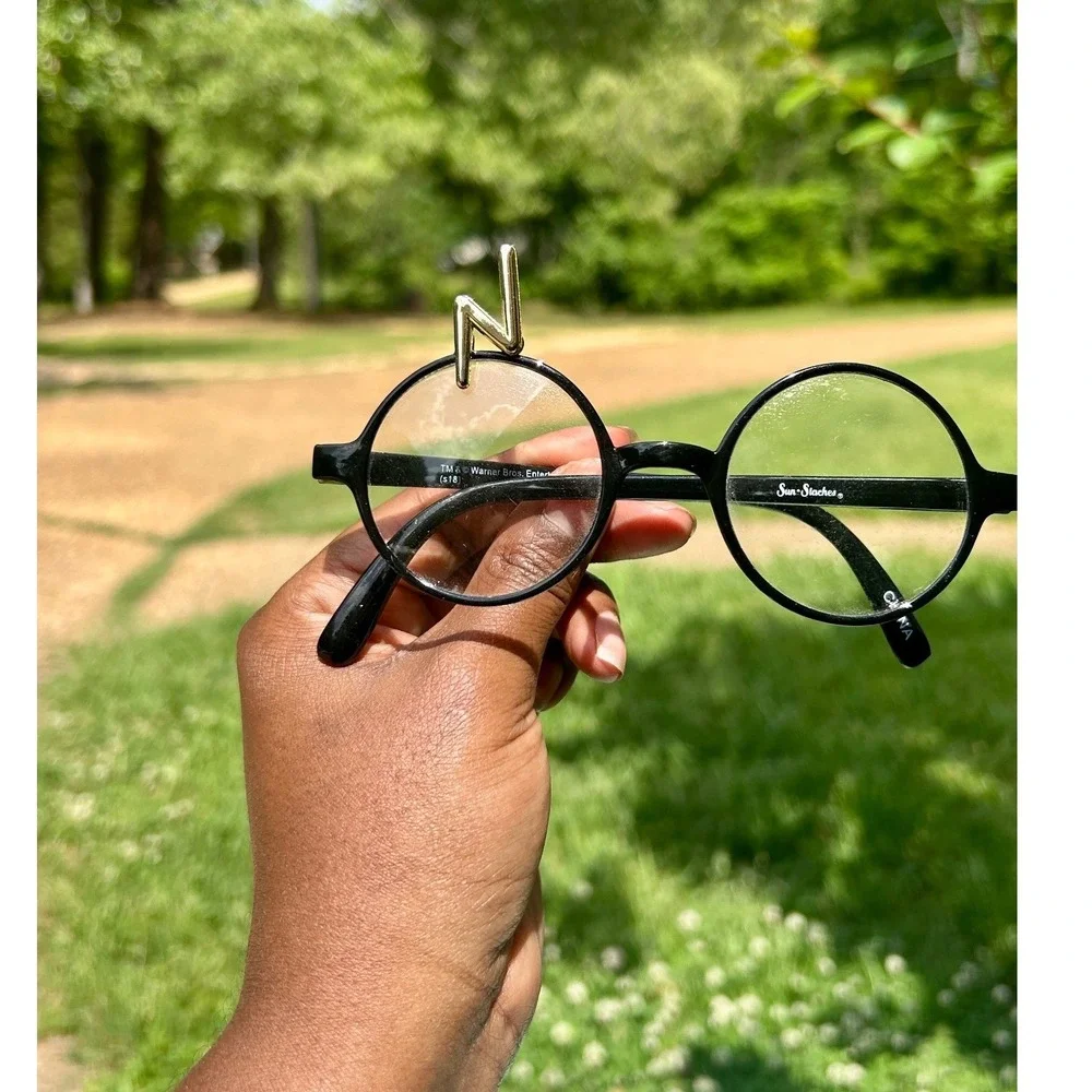 Sun-Staches‎ Harry Potter Sunglasses OS Kids Black Plastic Lightning Bolt